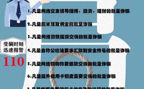 防诈骗六不原则(防诈骗宣传知识的六个不)