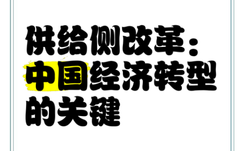 供给侧改革(供给侧改革是哪一年)