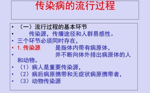 传染病三环节(传染病三大环节)